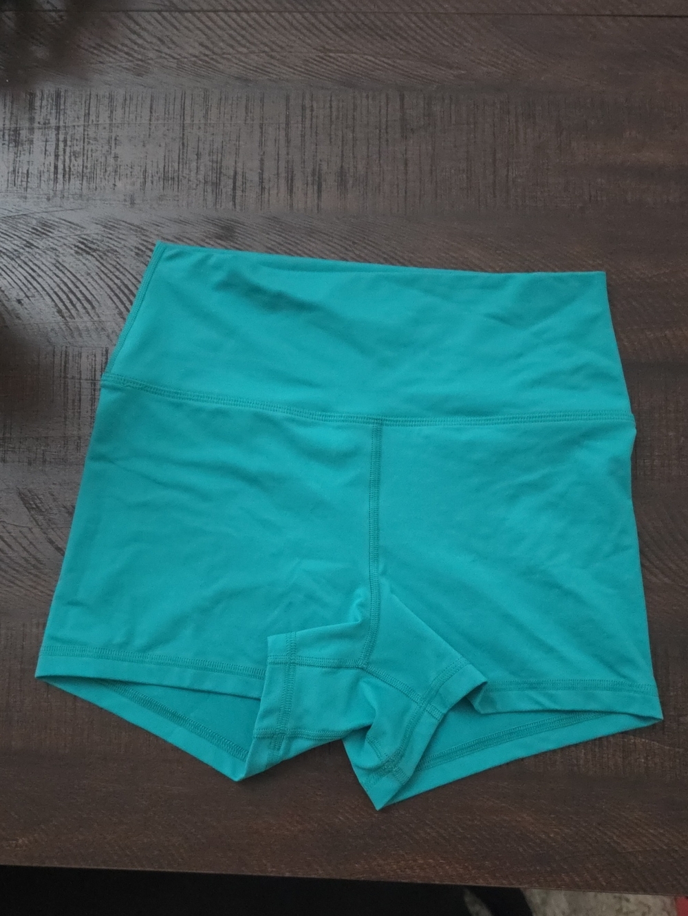Fleo HRO High-Waist Women's Athletic Shorts in Teal